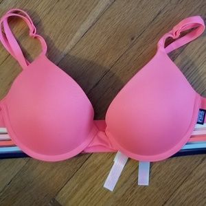Pink 34A Wear Everywhere Push-up Bra